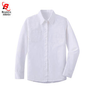 Camisas informales de Oficina de Trabajo de negocios con logotipo personalizado, camisa profesional de manga larga ajustada para oficina - Product Image 3