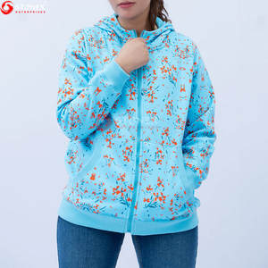 เสื้อฮู้ดดี้ผู้หญิงคุณภาพพรีเมียม ผ้าฝ้าย 100% แขนยาว ใส่ได้ในฤดูหนาว พิมพ์ลาย ซิปหน้า สั่งทำได้ รุ่นใหม่ล่าสุด - Product Image 1