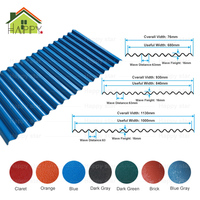 ASA PVC Wellplatten 960mm Breite Moderne Outdoor-Kunststoff-Dachziegel für Fabrikgebäude