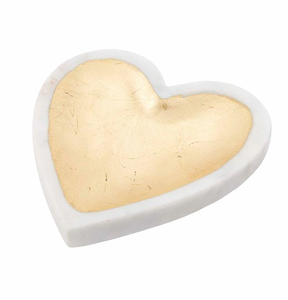 Plateaux coeur en marbre de luxe plateau de salle de bain en marbre comptoir commode décorative plateau porte-bijoux - Product Image 3