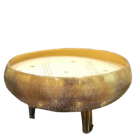 Messing Metall vergoldete Duft kerzen Duft Luxus Bio Bulk Duft kerze Geschenk Soja Kerzen Paare von 4