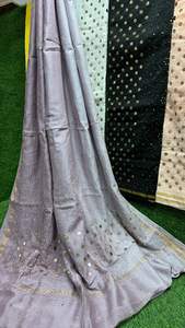 Lucknowi chikankari & mukesh ชุดอินเดียทำงานและปากีสถานแบบดั้งเดิม - Product Image 2