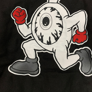 แจ็กเก็ตเบสบอลของผู้ชายแบบสั่งตัดปักลายมหาวิทยาลัยแขนเสื้อหนังสีดำลำลองสำหรับฤดูหนาว - Product Image 3