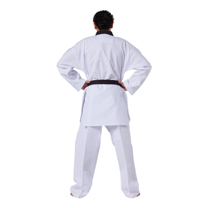 Traje de Taekwondo suave y ligero diseñado para adultos con tela de algodón de primera calidad y ajuste seguro para el entrenamiento de artes marciales - Product Image 4