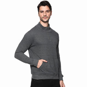 Vêtements de rue Sweat-shirt pour homme à demi-fermeture éclair Couleur personnalisée Sweat-shirts en polaire de haute qualité Sweat-shirt pour homme adulte - Product Image 2
