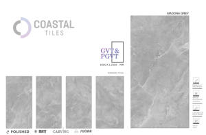 กระเบื้องปูพื้นและผนังภายในดีไซน์หินอ่อนหรูหราแข็ง 600x1200 กระเบื้องพอร์ซเลนระดับพรีเมียม - MADONA BROWN - Product Image 4