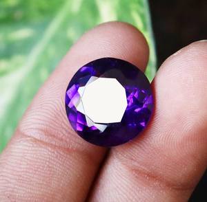 Amatista redondo corte elegante brillo Color fino mejor calidad 10 MM piedras preciosas sueltas Fabricación de joyas piedra amatista - Product Image 3