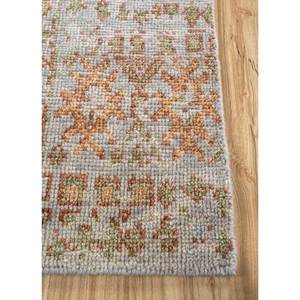 Erbe AKWL-1284 Blue Hand Knotted Wool Rug <b>3D</b> Medallion Rectangle <b>Puzzle</b> Living Room Carpet for Home Hallway Rectangular Room Rug - Product Image 4