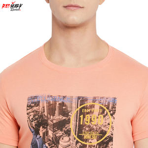 T-shirt de sport à demi-manches de haute qualité pour hommes Design personnalisé à col rond respirant tricoté 100% coton sérigraphie vierge - Product Image 6