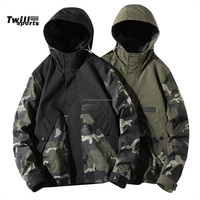 Veste de randonnée imperméable de luxe pour homme 2026, design fin et uni, respirante, col montant, pour l'hiver, la pêche et les activités touristiques