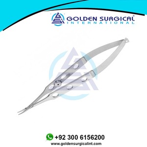 Porte-aiguilles Jaffe, pinces courbées, mâchoires coniques délicates, porte-aiguilles Castroviejo - Product Image 5