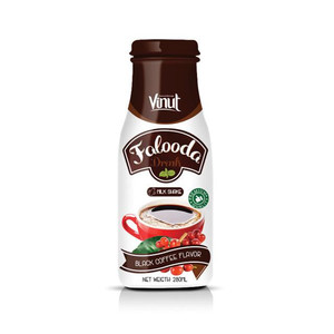 Café Negro Natural Premium VINUT Sin Azúcar Bajo en Grasa/280ml, Bebida de Puré de Frutas Falooda con Leche, Botella de Vidrio, 12 Meses de Duración - Product Image 1
