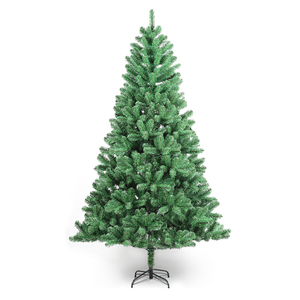 Árbol de Navidad con Ramas Antiarrugas para Decoración de Escenas Festivas de Librerías, 6 pies - Product Image 5
