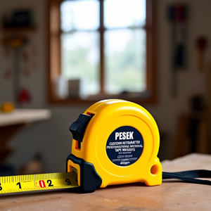 Misuratori a nastro promozionali personalizzati Pesek con funzione retrattile - Gadget - Product Image 3