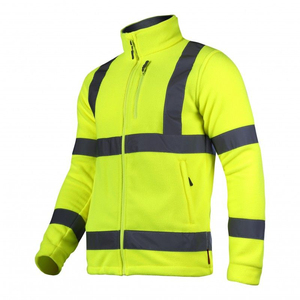 Hi Vis Winter 300d Oxford Impermeable a prueba de viento Chaqueta DE TRABAJO cálida Abrigo de seguridad vial Ropa reflectante de alta visibilidad Clase ANSI - Product Image 2