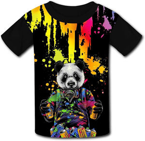 Fournisseurs d'usine directs T-shirts pour hommes 100% coton Client exigeant couleur Logo qualité professionnelle sérigraphié OEM - Product Image 3