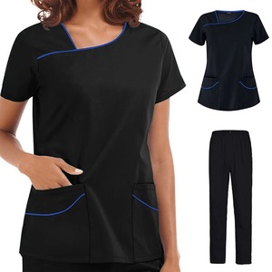 Gran oferta, conjuntos de uniformes de enfermera suaves lavables antiarrugas, uniformes de mujer para Hospital, uniformes médicos, trajes de enfermería - Product Image 3