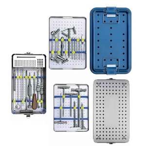 Juego de Instrumentos Ortopédicos Manuales DHS y DCS con Caja Gráfica, Herramientas Quirúrgicas de Acero Inoxidable de Alta Calidad, Kit Completo - Product Image 1