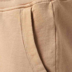 Pantalones cortos cómodos para hombre, cintura elástica, bolsillo, venta al por mayor, pantalones cortos informales de algodón estampados, logotipo personalizado, entrenamiento atlético, gimnasio - Product Image 5