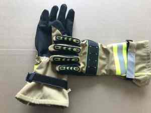 Guantes industriales extrasuaves de piel de vaca dividida para soldadura y lucha contra incendios Protección de manos anticorte - Product Image 3