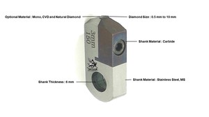 Eaglion Kim Cương Công Cụ 3Mm Posalux Cho Chuỗi Bangle Nhẫn Thiết Kế Đồ Trang Sức Sản Xuất Máy Công Cụ - Product Image 4