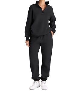 Chándal de media cremallera de alta calidad, precio al por mayor, chándal para mujer, chándal, ropa para correr, conjuntos de 2 piezas de invierno más vendidos - Product Image 5