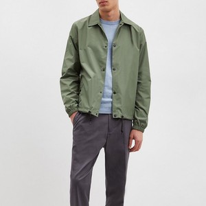 เสื้อแจ็คเก็ตโค้ชสำหรับผู้ชายสไตล์ที่เป็นเอกลักษณ์น้ำหนักเบาดีไซน์ที่ดีที่สุดพร้อมเสื้อโค้ชแขนยาวเสื้อแจ็คเก็ตสำหรับผู้ชาย - Product Image 1