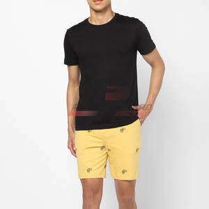 Marque distributeur Short décontracté pour homme 100% coton Design solide Offre Spéciale taille moyenne quantité minimale de commande bas Service OEM disponible Fabriqué au Pakistan - Product Image 3