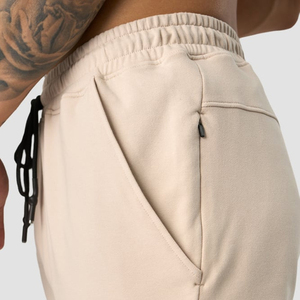 Men's Casual High Quality Woolen Sweatpants 100% Cotton XL Lightweight Quick-Dry Drawstring Closure Customized Logo Printing OEM - Product Image 3