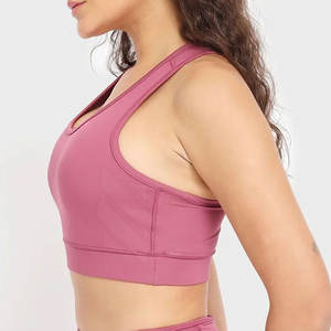 Soutien-gorge de sport pour femmes-Respirant Soutien élevé Sangle réglable Léger Spandex/Polyester Vêtements d'entraînement - Product Image 3
