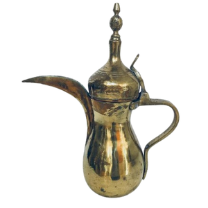 Classic Arabic Metal Dallah Table Top Coffee Tea Serving <b>Set</b> Brass <b>Steel</b> Material for Hotel Restaurant Use for Resort Serving - Product Image 6