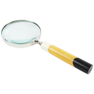 Hot Bán Tay Cầm Bằng Gỗ Trang Trí Nội Thất Nhôm Xử Lý Kính Lúp Cho Đọc Báo Hình Ảnh Phóng to Ống Kính - Product Image 1
