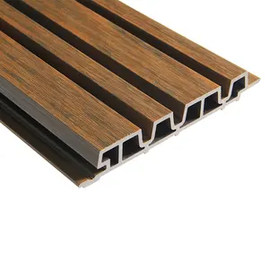 ध्वनिक alucobond thermally संशोधित लकड़ी की दीवार cladding