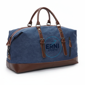 Bolsa de Viaje de Piel Auténtica Erni Sports para Hombre, Equipaje de Mano, 50-70L, Grande, para Fin de Semana o Viajes Cortos - Product Image 4