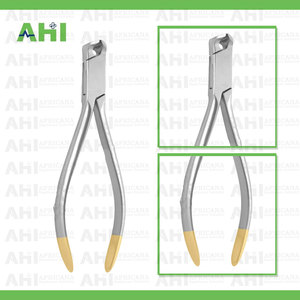 Pince à plier les fils orthodontiques manuelle en acier inoxydable AHI 145 mm, instrument dentaire de précision, haute qualité, fabrication pakistanaise, CE - Product Image 3