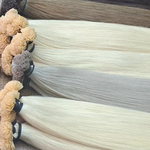 Extensiones de cabello vietnamita de punta plana de primera calidad, peluca humana virgen, postizo, tiendas, uso de salón profesional, Exportación de fábrica - Product Image 1