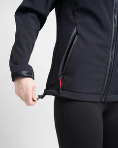 Hot Selling Custom Logo Black Women's Softshell <b>Jacket</b> Full Sleeves & Windproof Slim Fit Latest Women's <b>Running</b> Outdoor <b>Jackets</b> - Product Image 4