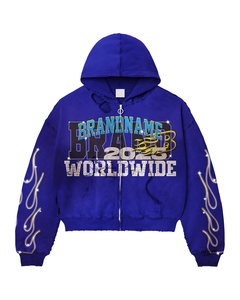 Sudadera con capucha oscura brillante Unisex 100% algodón peso pesado logotipo personalizado temporada de invierno ropa de hombre cuello con capucha tela peinada - Product Image 3
