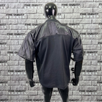 T-shirt de football en polyester à col en V, coupe oversize et courte, style boxy personnalisé, avec logo frontal, respirant et écologique
