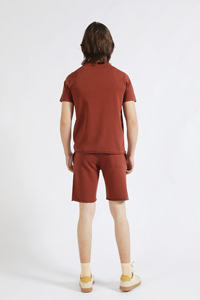 Ensemble de survêtement pour homme en coton 100% respirant de style streetwear, tendance et lourd pour l'été, 2 pièces, t-shirt contrasté, jogging - Product Image 4