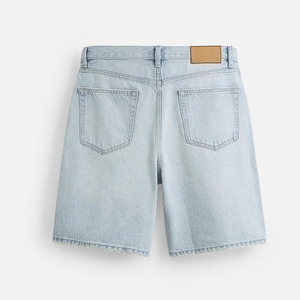 Pantalones cortos de mezclilla sueltos para hombre, ropa de calle de verano, pantalones cortos de mezclilla elásticos, pantalones cortos de mezclilla de moda para hombre, pantalones cortos de mezclilla lavados ligeros - Product Image 6