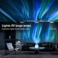Petit projecteur de lumière LED galaxie, aurore boréale, lampe de chevet pour chambre à coucher, décoration