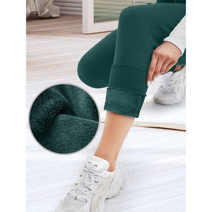 Pantalones de chándal transpirables y cómodos de cintura alta, pantalones de chándal ajustados con cordón para mujer - Product Image 4