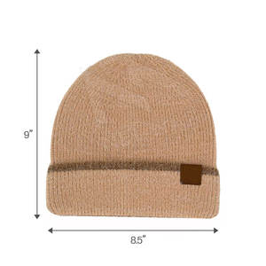 OEM y ODM logotipo personalizado Mohair Beanie Hat Unisex Gradient Color Beanie CAPS Streetwear moda mullido cálido invierno gorros sombrero - Product Image 4
