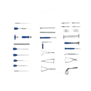 Ensemble d'instruments de fixation spinale orthopédique en acier inoxydable, outils chirurgicaux manuels - Product Image 1