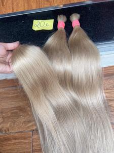 Extensions de cheveux humains en machine de haute qualité Remy marron clair brut aligné sur les cuticules vierges du Vietnam non transformées à donneur unique - Product Image 6