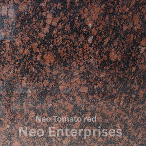 Granit poli rouge néo tomate de qualité supérieure avec finition brillante pour revêtements de sol et comptoirs muraux - Product Image 2