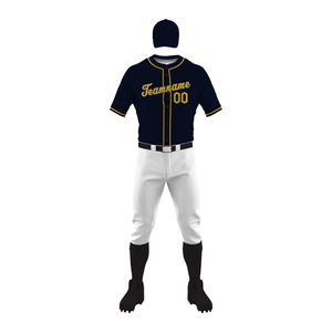 Jersey de béisbol sublimado personalizado para hombre, jersey de béisbol con cuello redondo, camiseta de béisbol de secado rápido - Product Image 2