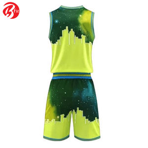 Tenues de sport de basketball imprimées, respirantes et antibactériennes, grandes tailles, pour adultes, vente en gros - Product Image 3