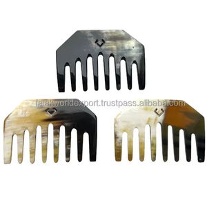 Peigne en corne de buffle en gros, peigne en corne naturelle antique artisanal pour la croissance des cheveux, fournisseur en gros de Falak World EDxport - Product Image 4